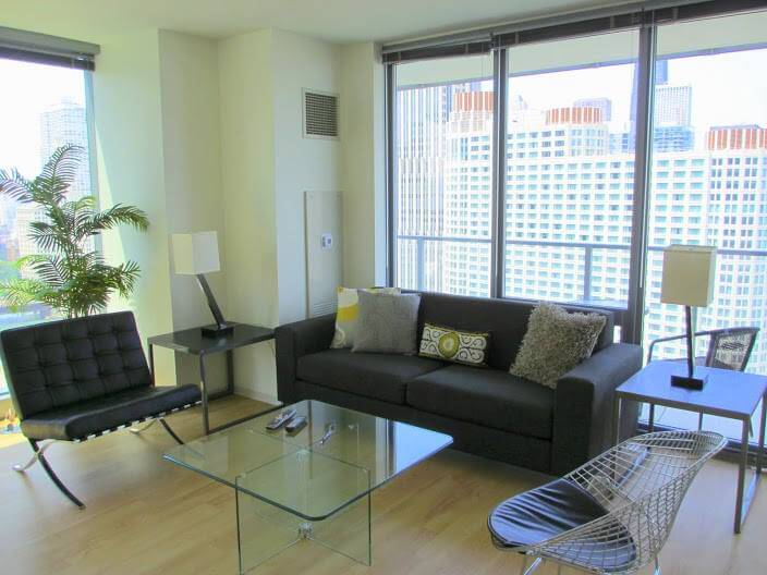Bright Furnished Apartments in Downtown Chicago